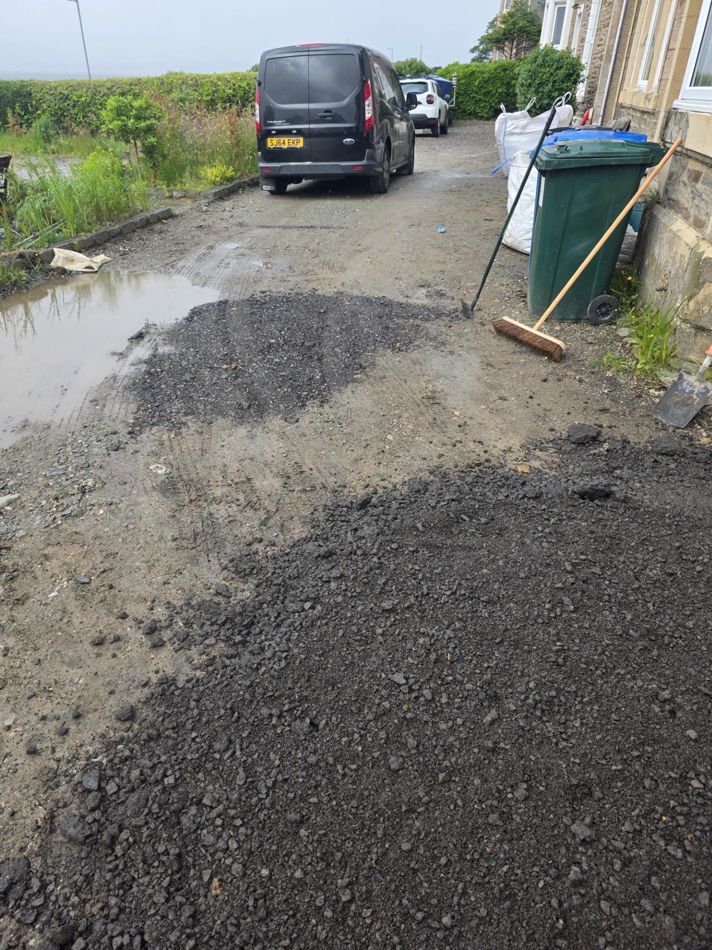 Slabbing and patio (Kilkreggan)